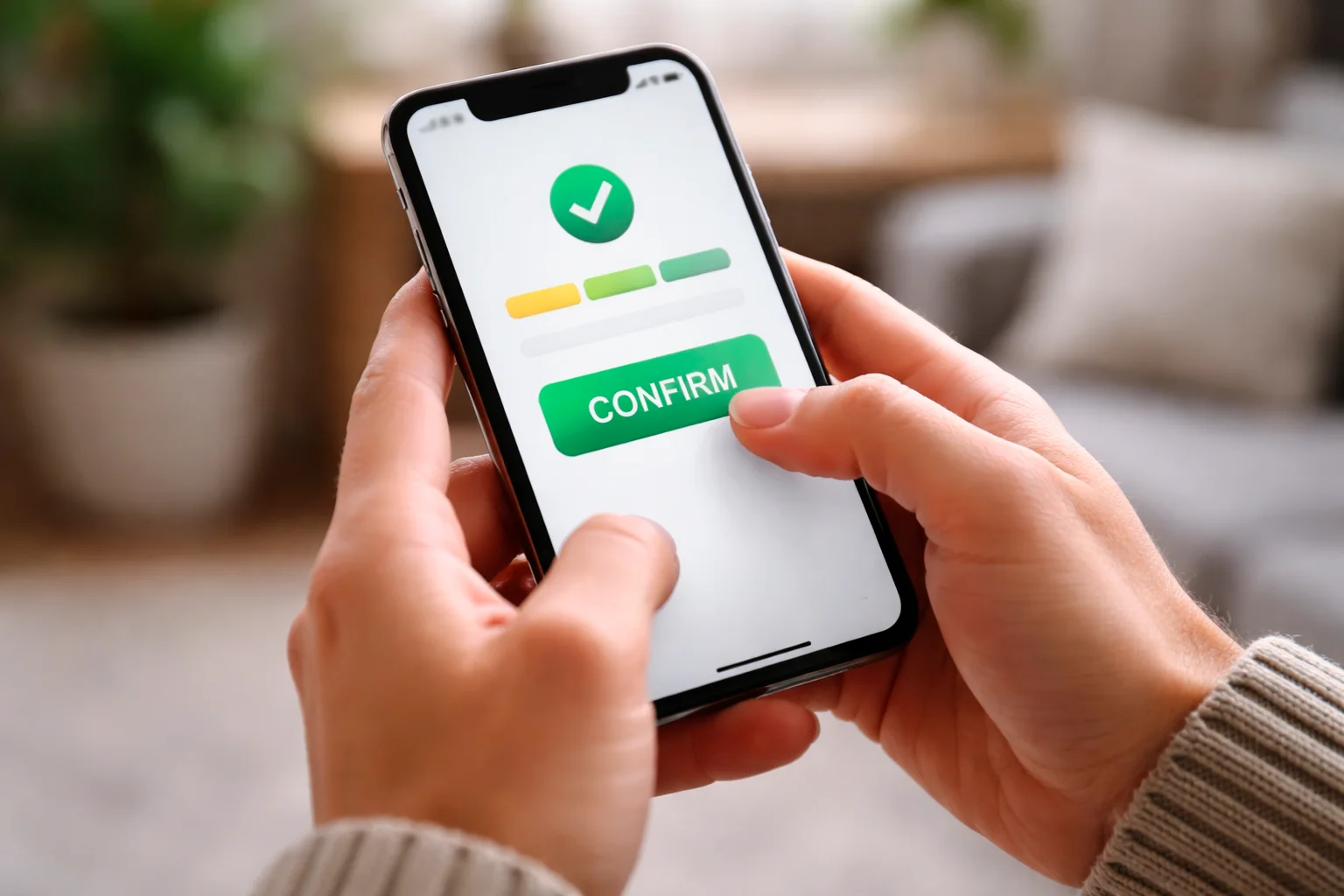 Mani che tengono smartphone mostrando opzione cash out su scommessa calcistica