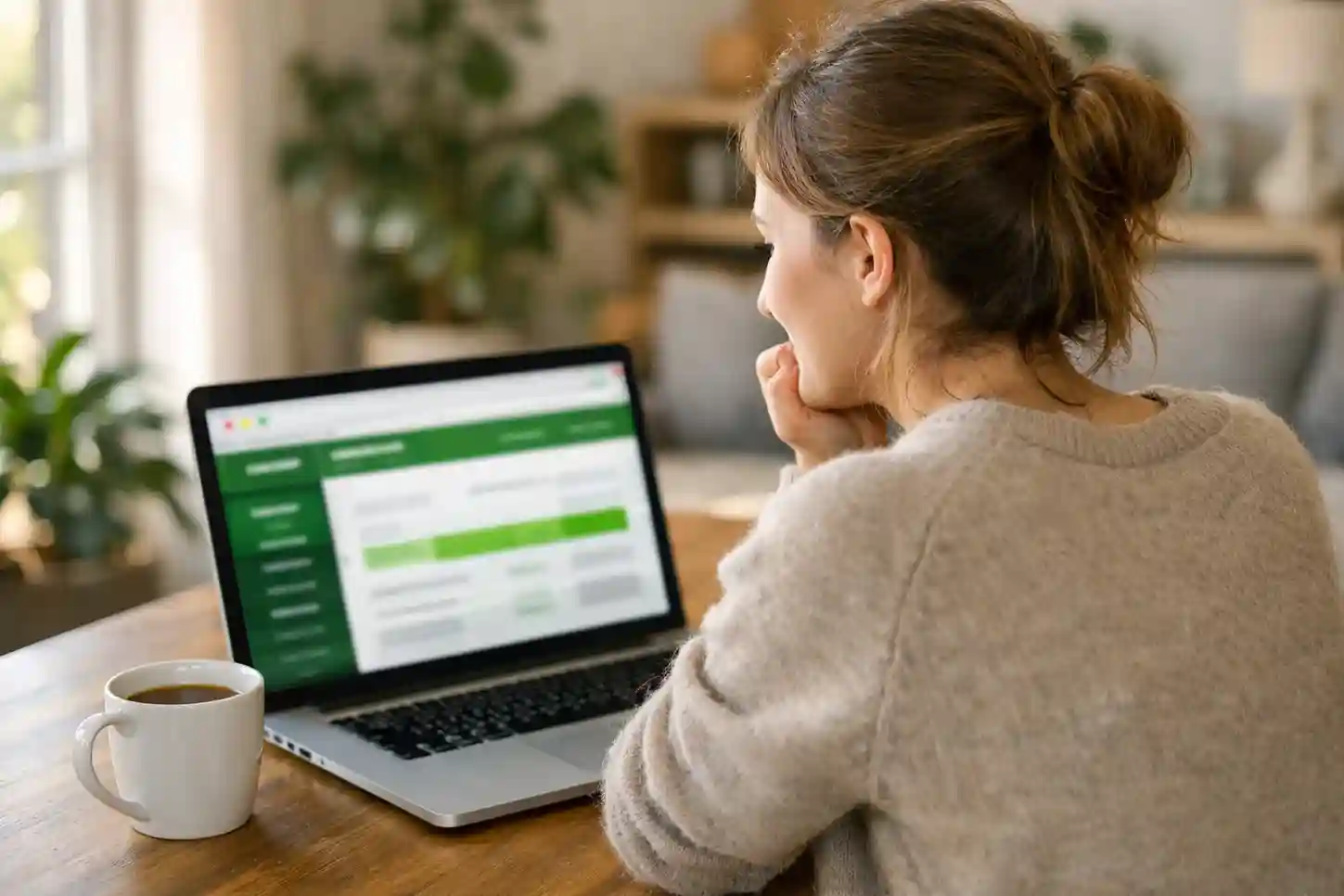 Persona che effettua registrazione su piattaforma di scommesse calcio